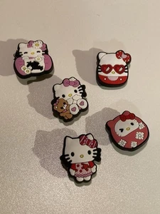 5- Cute Sanrio Hello Kitty  For Croc Accessories Shoe Jewelry Decoration Charm - Picture 1 of 2