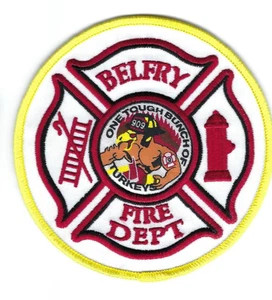 *RAR* Belfry (Pike County) KY Kentucky Volunteer Fire Dept. patch TOUGH TURKEYS - Bild 1 von 1