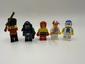LEGO Minifigure Lot of 5 CMF – Galaxy Patrol, Boxer, Sports, Guard – Authentic - Picture 1 of 1