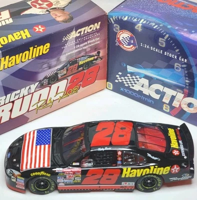 Ricky Rudd #28 Havoline Memorial 2001 Taurus 1:24 Action Nascar Diecast - New - Image 1 of 4