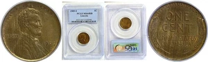 1909-S 1C Lincoln Cent PCGS MS-64 RB - Picture 1 of 3