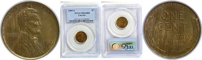 1909-S 1C Lincoln Cent PCGS MS-64 RB - Image 1 of 3