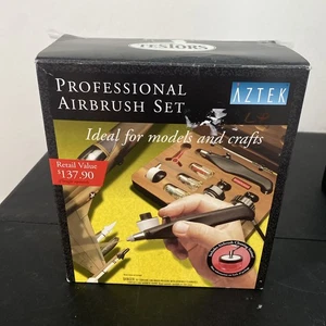 Vintage Testor AZTEK Airbrush Set A4309 Open Box Neu - Bild 1 von 15