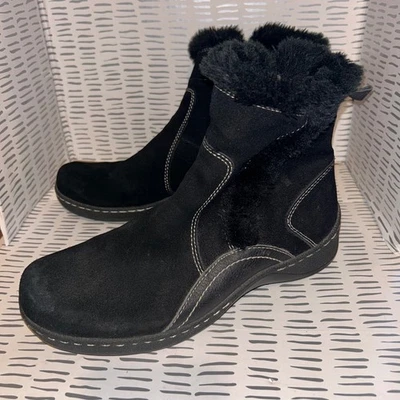 BareTraps Ellea Negro Gamuza Imitación Piel Forrada 7.5 Sistema Stay Dry Cremallera Invierno Nieve Foto 1 de 4