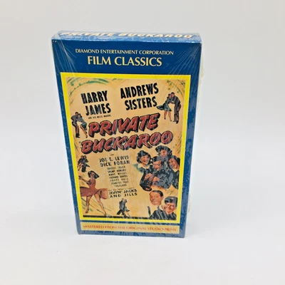 Private Buckaroo VHS Tape Movie Andrews Sisters New And Factory Sealed DEC - Image 1 of 4