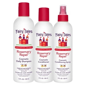 Rosemary Repel Daily Kids Shampoo, 12 fl oz., Conditioner, 8 fl oz. & Conditi... - Picture 1 of 5