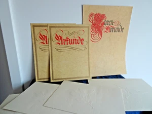 wertige Urkunden zum bedrucken oder individuellem beschriften + Mappen - Bild 1 von 11