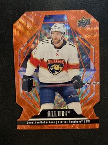 22-23 UD Allure Hockey Orange Slice 6 Jonathan Huberdeau