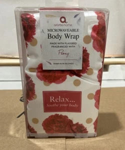 NIB Aroma Home Microwaveable Body Wrap with PEONY Fragrance - Picture 1 of 3