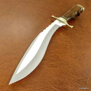 17" SUPERB KUKKRI CUSTOM MADE FORGED TOOL STEEL BLADE,TACTICAL HUNTING SURVIVAL - Picture 1 of 6