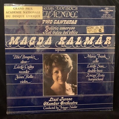HANDEL Two Cantatas - MAGDA KALMAR, Sandor - HUNGAROTON ST LP IN SHRINK - Image 1 of 4