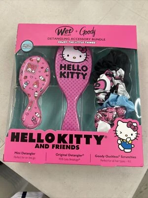 JUEGO DE CEPILLOS PARA EL CABELLO HELLO KITTY & FRIENDS WET BROCH & GOODY EDICIÓN LIMITADA Foto 1 de 4