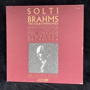 BRAHMS The Four Symphonies etc - GEORG SOLTI Chicago - LONDON CSA-2406 ST 4LP - Picture 1 of 5