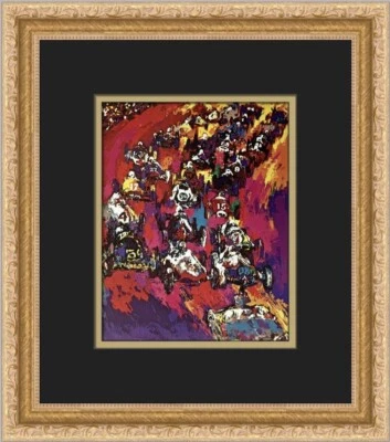 Impresión enmarcada personalizada de Leroy Neiman Start at Indy Foto 1 de 2