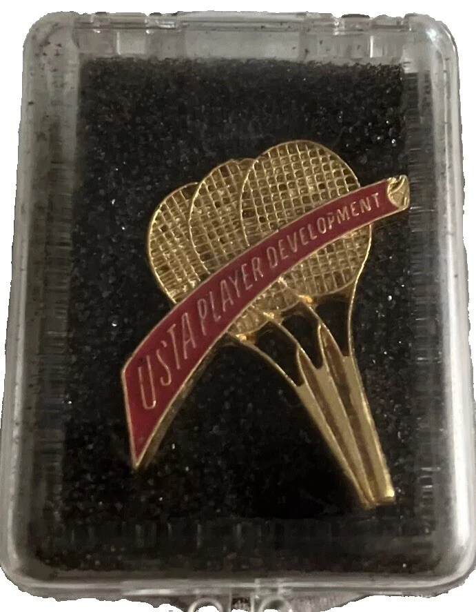 US OPEN TENNIS USTA tennis Player Development Gold plated Pin - Image 1 of 4