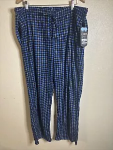 Pantalone uomo comodo in pile salopette blu navy/bianco XL - Foto 1 di 5