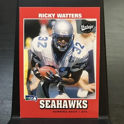 2001 Upper Deck Vintage Ricky Watters Seattle Seahawks #156 - Image 1 of 2