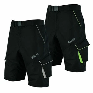 MTB Cycling Shorts OffRoad Bike Coolmax Padded Liner Baggy Knick & Liner Shorts  - Picture 1 of 24