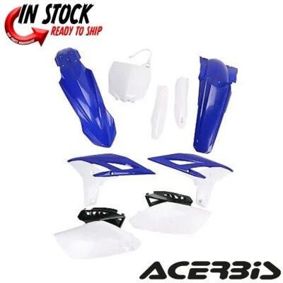 Acerbis Kit Completo Plástico OE Azul/Blanco Yamaha YZ250F 2010-2013 NUEVO Foto 1 de 3