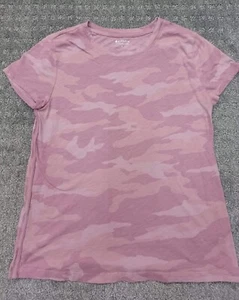 Athleta Damen Organic Daily Camo Crew Pink - Cascadia Violet - Small - Bild 1 von 5