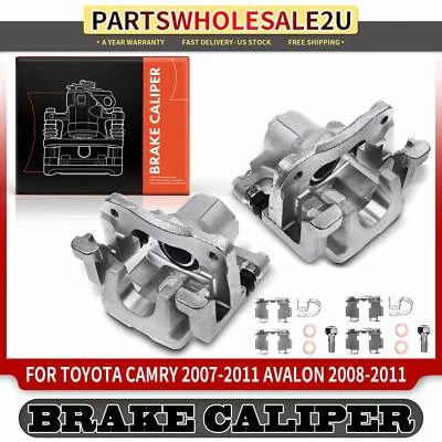 2x Rear Left & Right Brake Caliper for Lexus ES350 2007-2012 Toyota Camry Avalon - Image 1 of 4
