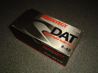QUANTEGY Box of 10 DAT TAPES (9 R-48 and  1 R-94) NEW SEALED Made in Japan - Image 1 of 3