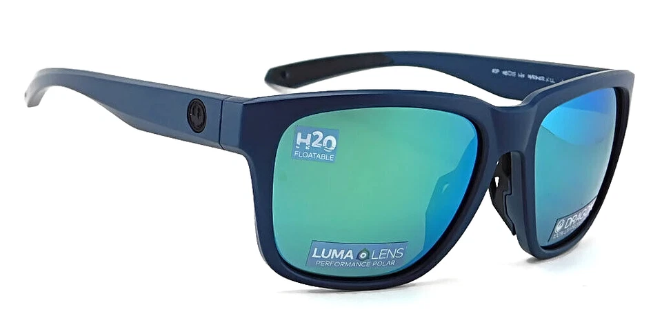 Dragon Mariner X LL Matte Navy H2o Floatable 100 UV Sunglasses
