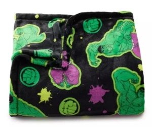 Marvel THE HULK Green Soft Plush Throw Blanket 5' x 6 ft  -The Big One -New - Picture 1 of 1