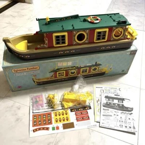 Sylvanian Families River Canal Boat Epoch Japan Calico Critters good condition - Picture 1 of 4
