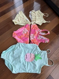 Gap Kids Girls Lot 3 💕 One Piece Swimsuit Bikini All Sz XL - Picture 1 of 7