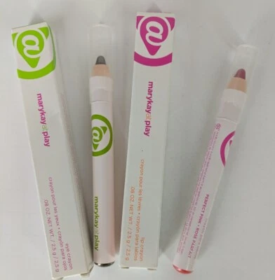 MARY KAY at Play~Eye Crayon~Green Tea/Perfect Pink~Lot 2~Color Shadow Pencil NIB - Image 1 of 3