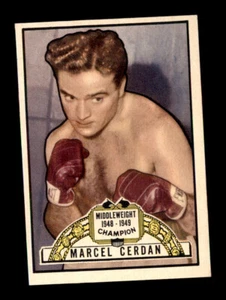 1951 Topps Ringside #5 Marcel Cerdan quasi nuovo - Foto 1 di 2