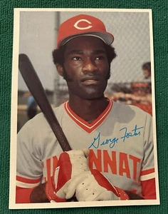 1980 Topps Superstar Photo Gray Backs #24 ⚾️ George Foster ⚾️ Cincinnati Reds - Picture 1 of 6