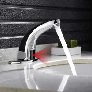 Infrarot Sensor Wasserhahn Automatik Waschtischarmatur Waschbecken Badarmatur DE - Bild 1 von 12
