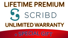 Lifetime Premium Scribd Account with Unlimited Warranty + Special $50 GIFT!