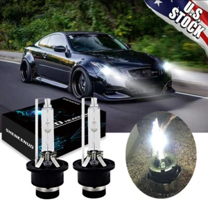 Xenon Front HID Headlight Bulbs For Infiniti G37 2008-2013 High & Low Beam Qty 2 - Picture 1 of 12