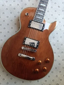 Guitarra Eléctrica LP Marrón Pastillas 2H Metal Cromado Diapasón Negro - Imagen 1 de 10