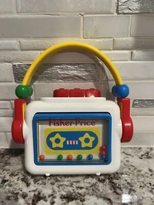 Fisher Price vintage 1992 baby cassette tape player Rattle toy squeaks - Picture 1 of 1