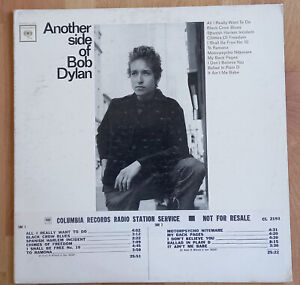 Bob Dylan: Another Side of Bob Dylan, Mono, US-Promo LP, 1964