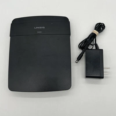 Cisco Wireless Router (Linksys E1200) 2.4Ghz (4Port) 300Mbps - 802.11N Fast Ship - Image 1 of 4