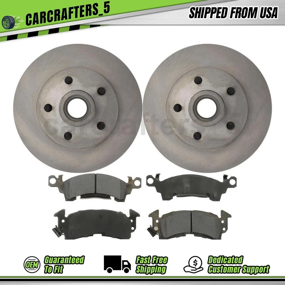 Juego de pastillas de freno de disco delanteras OE para Buick Centurion 1971-1973 7,5 L Foto 1 de 4