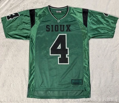 VTG North Dakota Fighting Sioux Colosseum Football Jersey Mens Medium Green #4 - Image 1 of 4