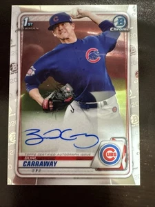 Bowman Draft Chrome Burl Carraway 2020 #CDA-BC automático - Imagen 1 de 2