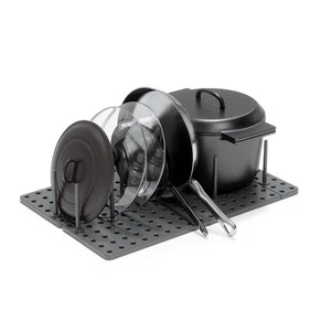 Armadio Cucina Organizer Regolabile Antracite 45x15x10 cm, Set 2 - Foto 1 di 24