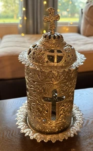 Light of Christ Votive Lamp Vintage - Picture 1 of 2