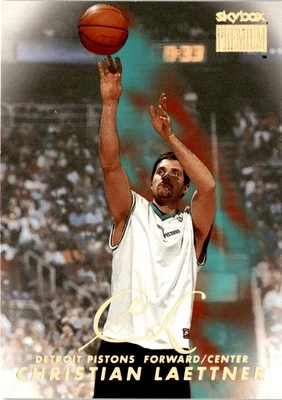 1998-99 SkyBox Premium #174 Christian Laettner Detroit Pistons - Image 1 of 2