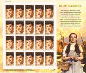 US Stamp - 2006 Judy Garland - 20 Stamp Sheet #4077 - Picture 1 of 1
