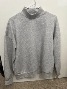 Halara hellgrau Gr. XS dehnbarer Langarm Pullover Pulli Oberteil Damen - Bild 1 von 4