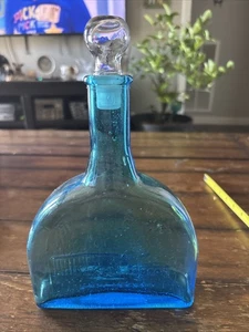 Vtg Mt. Vernon Blue Bottle 1972 American Home Series George Washington Home - Picture 1 of 6