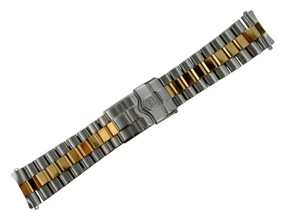 Tag Heuer Men's 20mm Two Tone Stainless Steel Watch Bracelet 2000 Series BB0314! - Image 1 of 4